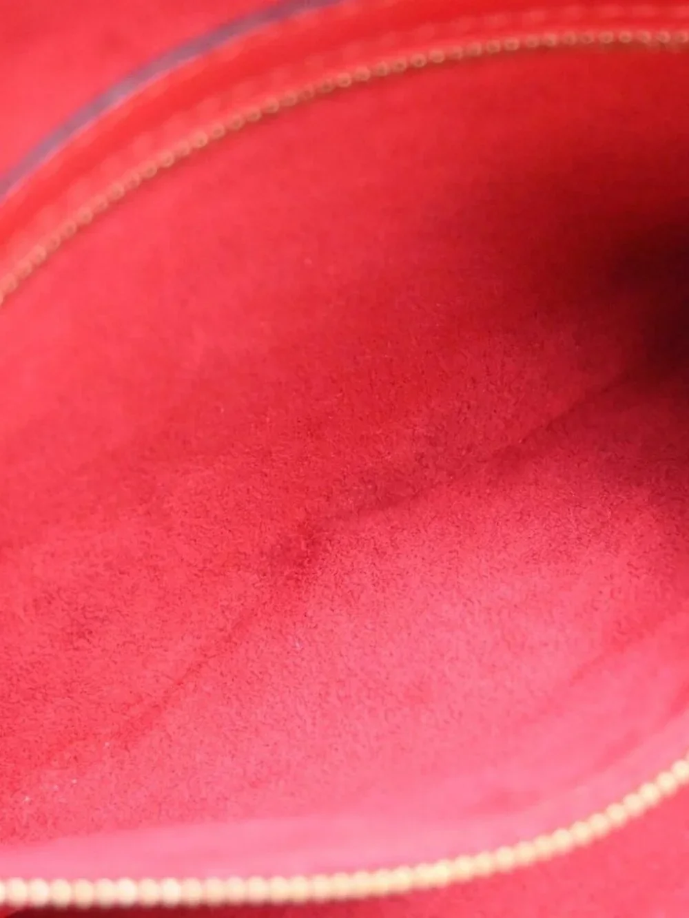 LOUIS VUITTON RED EPI LUSSAC SHOULDER BAG